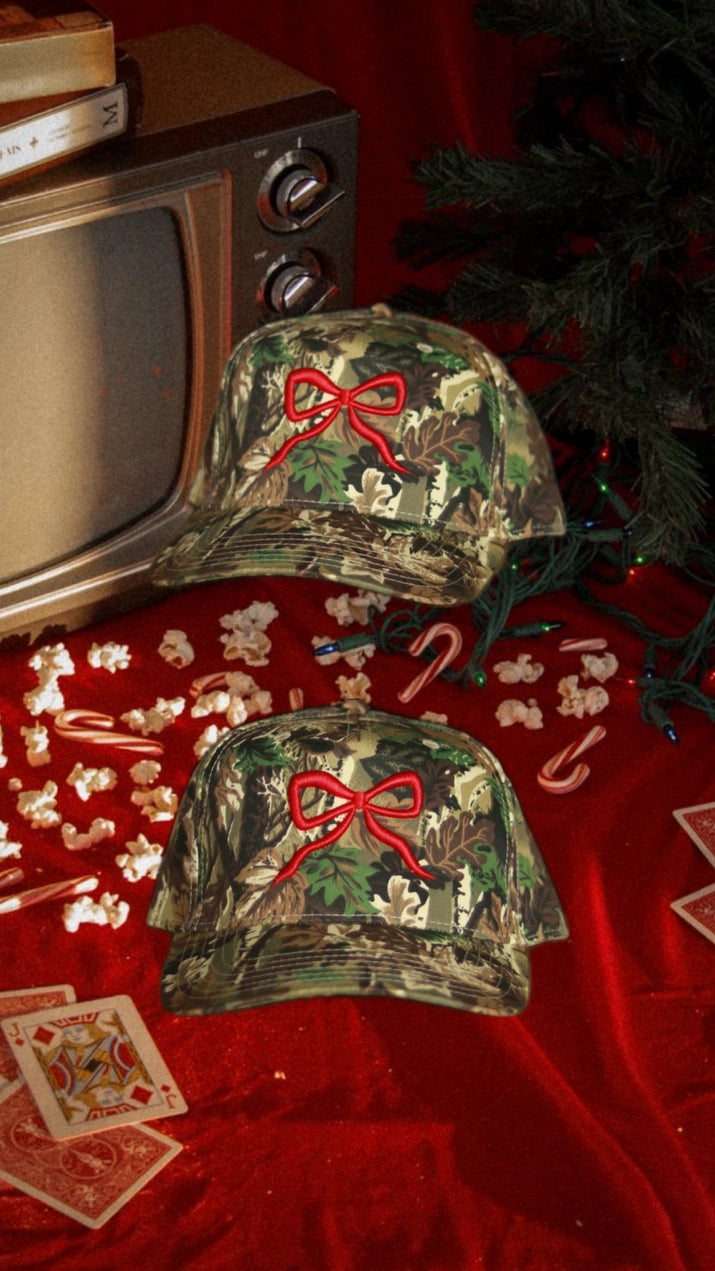Camo Bow Trucker Hat