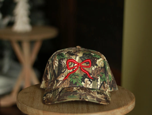 Camo Bow Trucker Hat